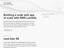 Tablet Screenshot of apdevblog.com